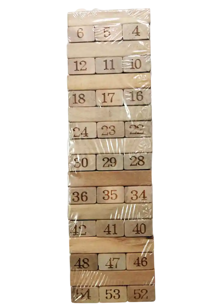 Torre Jenga X54 Piezas 26x7,5cm