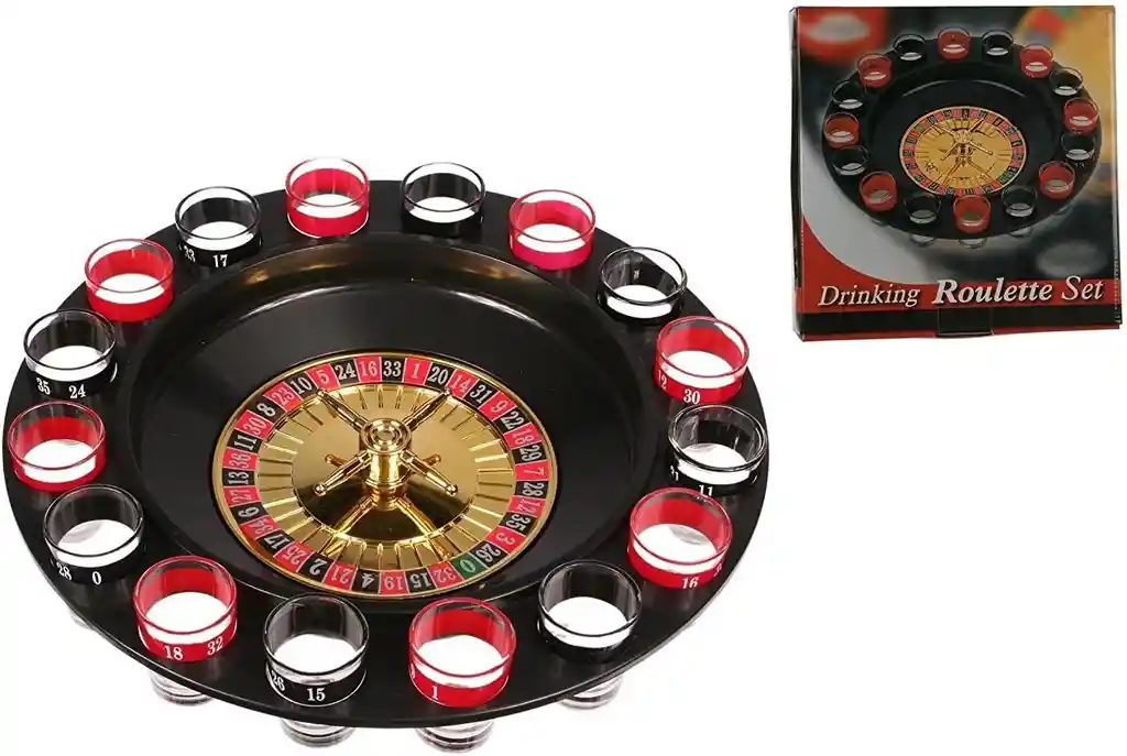 Ruleta De Shots Con Vasos Numerados Para Fiestas