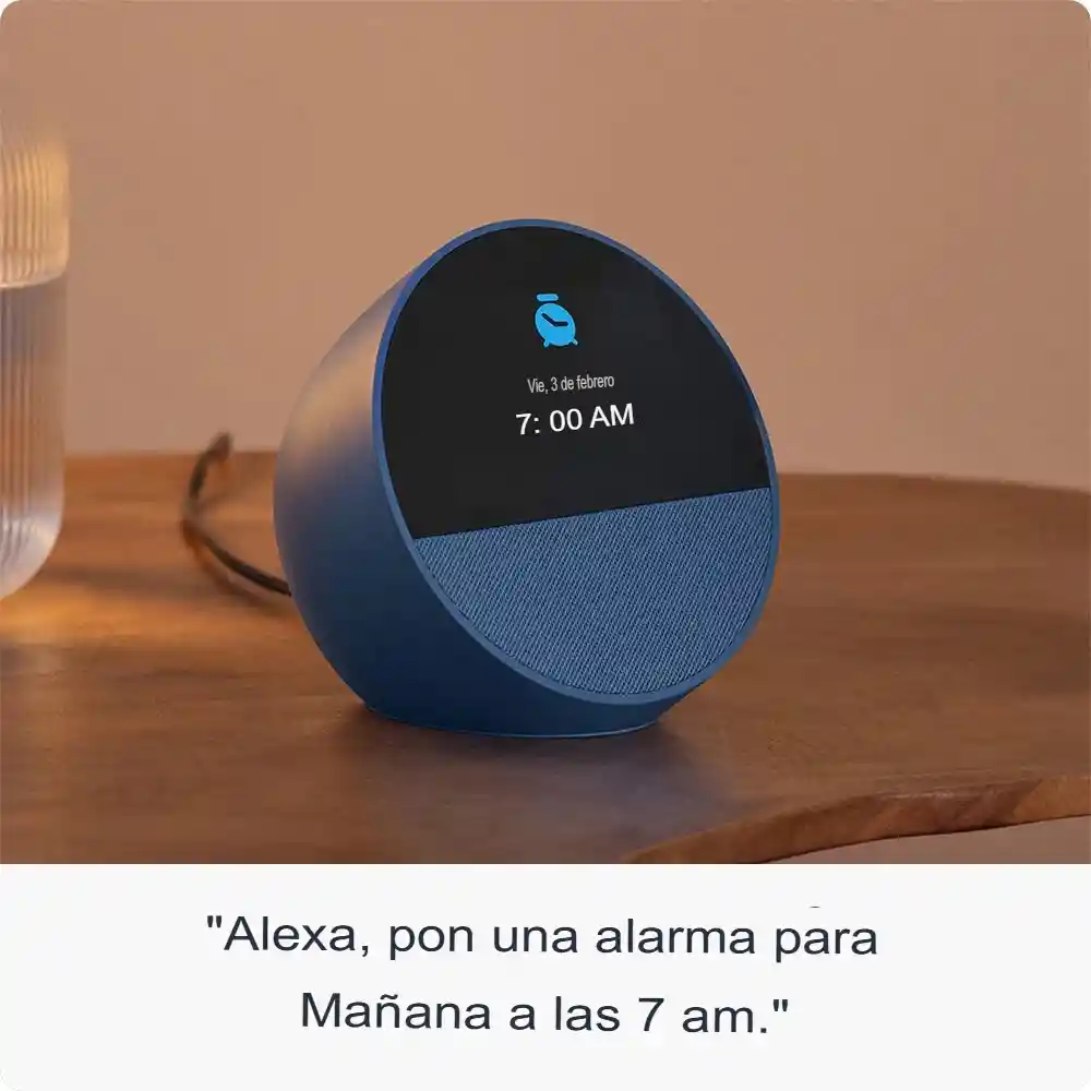 Alexa Echo Spot Modelo 2024 Con Pantalla Integrada Azul
