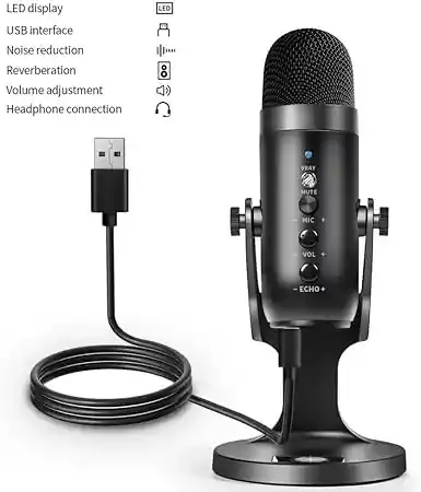 Micrófono Usb Profesional Jmary Mc-pw8