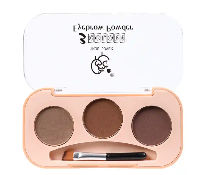 Delineador De Cejas En Polvo 3 Colores True Lover Tono 01