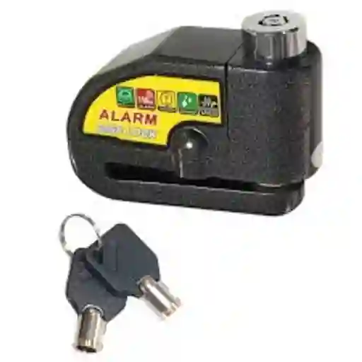 Candado De Disco Con Alarma Para Moto