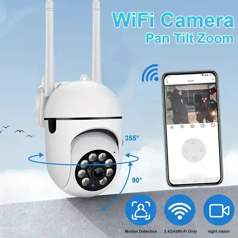 Cámara Wifi Smart Robotica Domo 360° Visión Nocturna