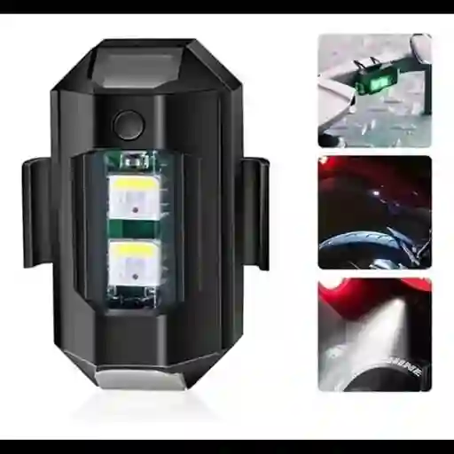 Luz Led Strober Recargable 919