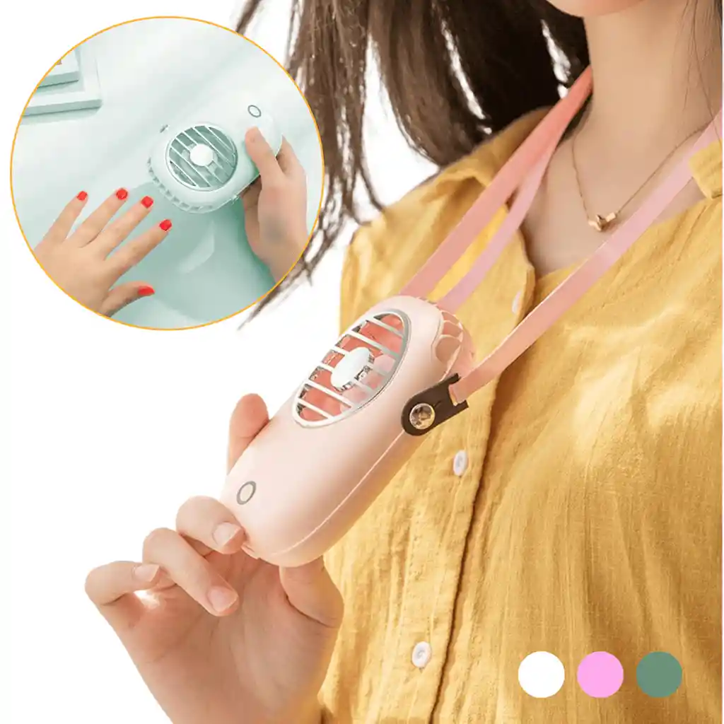 Ventilador Portátil Ideal Para Oficina, Hogar Y Viajes