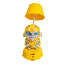 Lampara Robot Bumblebee Transformers Escritorio Mesa