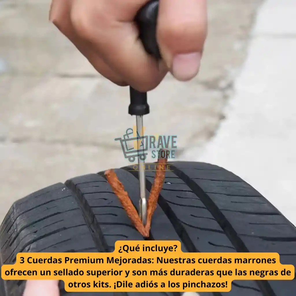 Kit Completo De Despinche Sellomatic Para Moto Y Carro - Reparación Rápida De Llantas