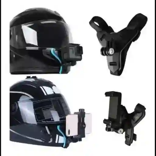 Soporte Base Celular De Casco Moto
