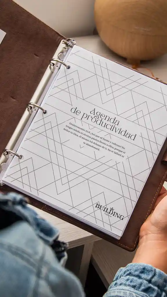 Agenda De Productividad (imitacion De Cuero)