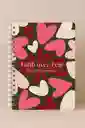 Cuaderno Cuadriculado Faith Over Fear