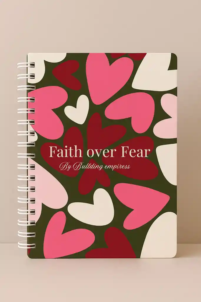 Cuaderno Cuadriculado Faith Over Fear