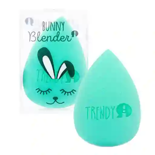 Bunny Blender Esponja Profesional Conejito Aguamarina Trendy