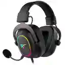 Diadema Gamer Havit H2002r Profesional Negra 7.1 Rgb