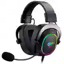 Diadema Gamer Havit H2002r Profesional Negra 7.1 Rgb