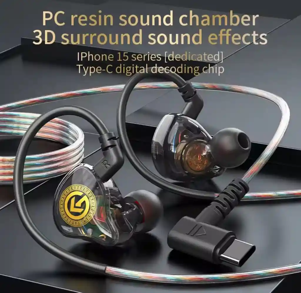 Auriculares Hi-res Tipo C Con Chip Digital – Compatibles Iphone 15