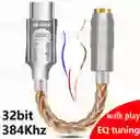 Adaptador Hi-res Tipo C A 3.5mm – Hi-max Audio 32bit 384khz