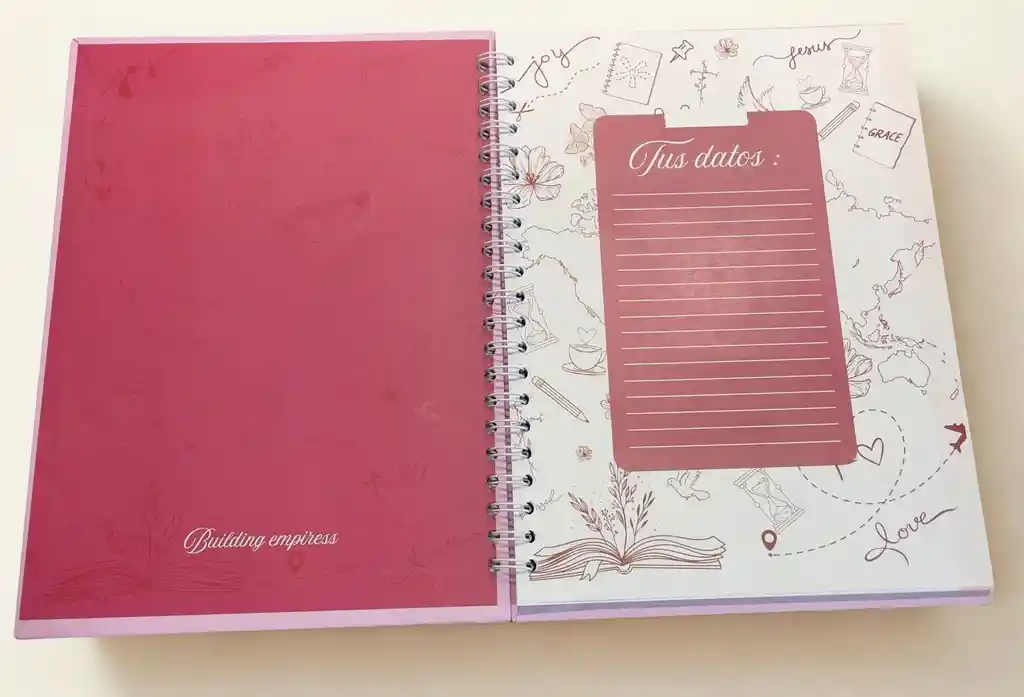 Cuaderno Cuadriculado Faith Over Fear
