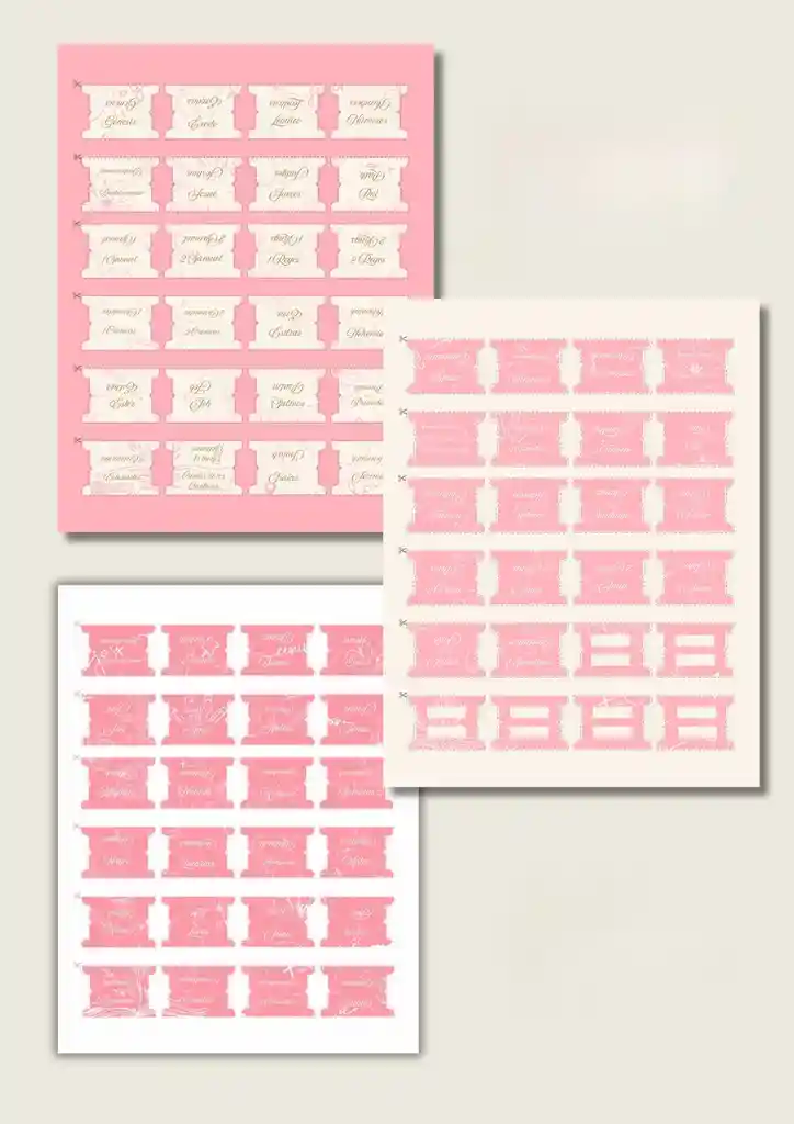 Tabs Para La Biblia Rosados