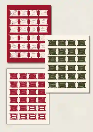 Separadores Para La Biblia Rojos