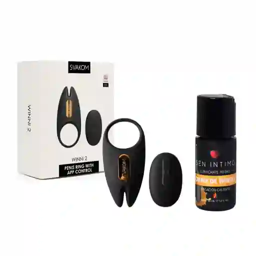 Anillo Vibradro Winni 2 Svakom + Lub Crema De Whisky 30ml Sen Intimo