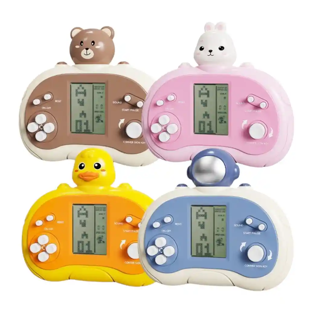 Tetris Para Niños Con Diversos Juegos Personajes Divertidos