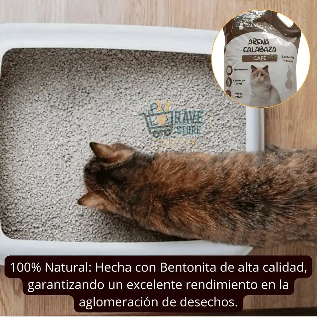 Calabaza Pets Arena Para Gatos Aroma Café