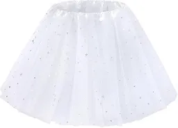 Disfraz Tut Falda Brillante Para Niña De 30 Cm Blanco