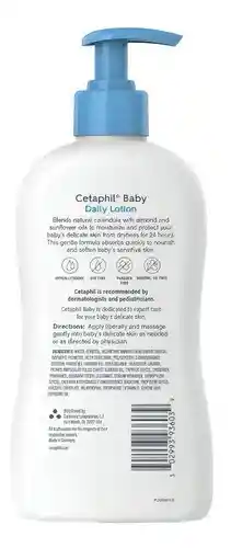 Cetaphil Baby Daily Lotion Crema Humectante Para Bebe 399ml