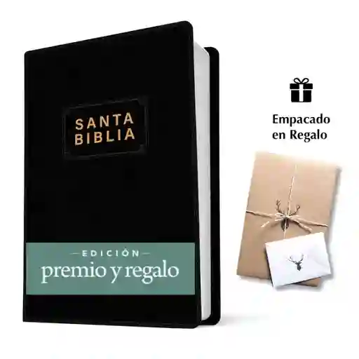 Biblia Ntv Edición Premio Y Regalo (vinipiel, Negro, Letra Roja)