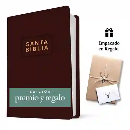 Biblia Ntv Edición Premio Y Regalo (vinipiel, Vinotinto, Letra Roja)