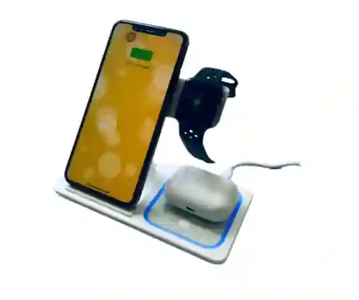 Base De Carga Inalambrica 3 En 1 Para Compatible Iphone