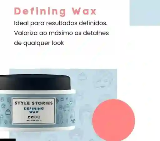 Cera Moldeadora Alfaparf Style Stories Defining Wax 75 Ml