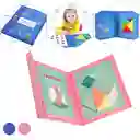 Juego Tangram Magnético De Madera Para Niños Rosa