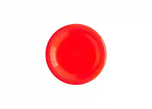 Plato Sempertex Desechable Deluxe Plastico Rojo Pequeño 6" X 10 Colombia