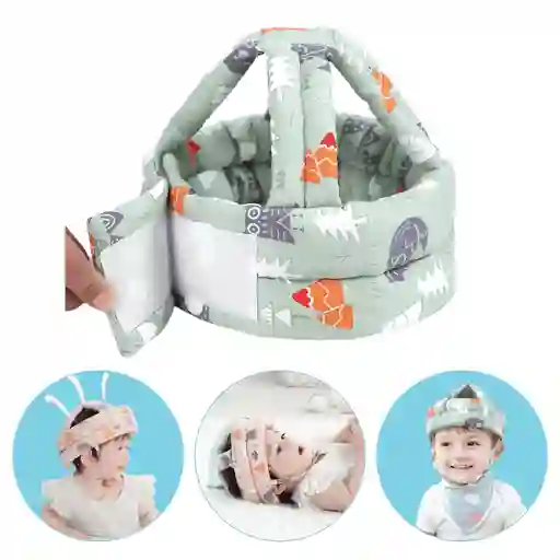 Protector Cabeza Bebe/niños Anti Golpe Tipo Arnés, En Oferta