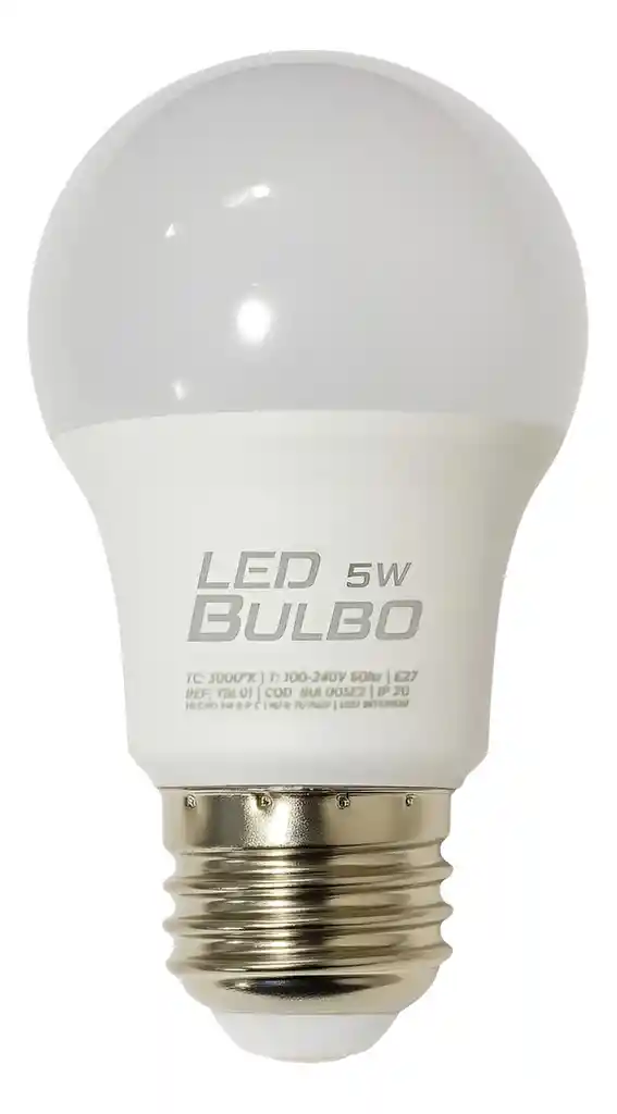 Bombillo Luz Calida 3000k Led 5w Eco Blix Bulbo