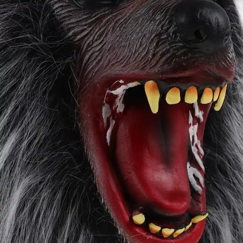 Máscara De Hombre Lobo Salvaje Ultra Real