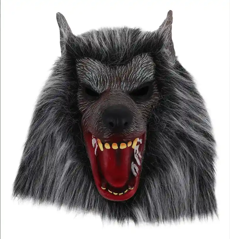 Máscara De Hombre Lobo Salvaje Ultra Real