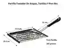 Parrilla Asador Tostador Arepas Tortillas Ilko Galvanizado