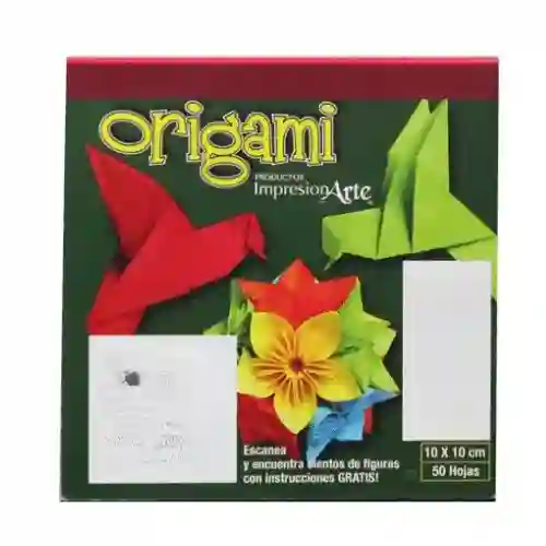 Papel Origami Estampo - 10 X 10 Cm