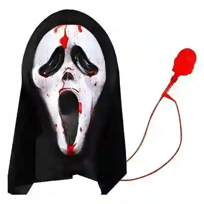 Mascara Scary Movie Scream Con Sangre Disfraz Halloween