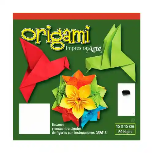 Papel Origami Estampo - 15 X 15 Cm