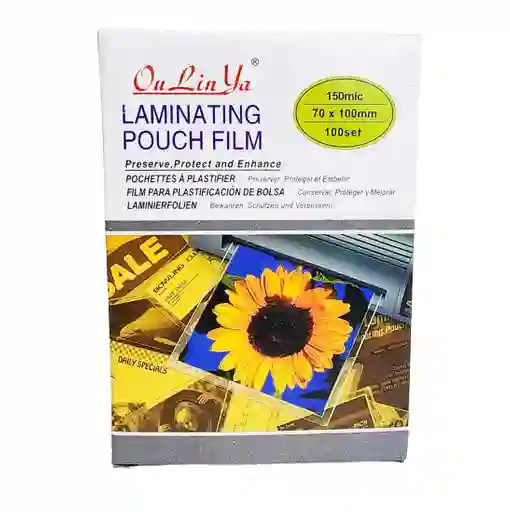 Lamina Acetato Transparente 150 Mic 70 X 100 Mm X 100 Und