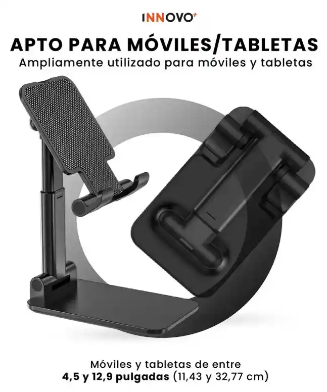 Base Soporte Plegable Ajustable Para Escritorio De Celular