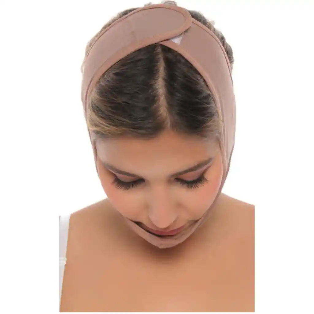 7059-vmf-mentonera Post-quirúrgica Color: Moca Talla: S