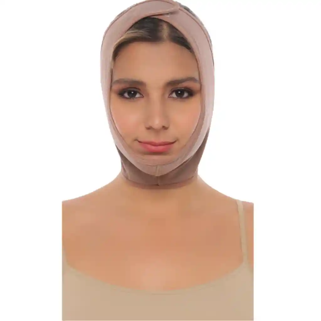 7059-vmf-mentonera Post-quirúrgica Color: Moca Talla: S