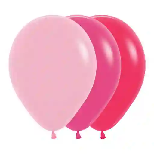 Globos R12 Sempertex Surtido Rosa Silvestre X 10 Und
