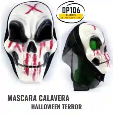 Mascara Calavera Skull Halloween Disfraz Terror