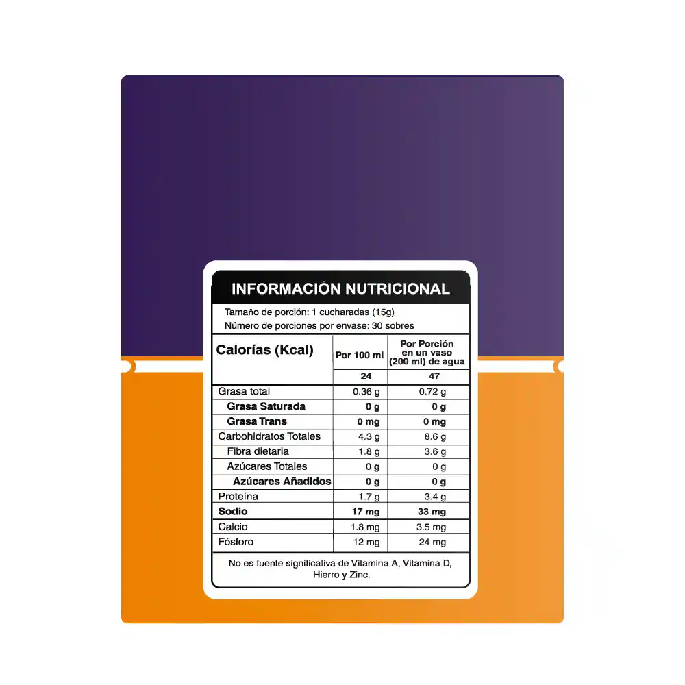 To - Go Fibra Prebiotica 30 Sobres X 450 Gr - Mumu