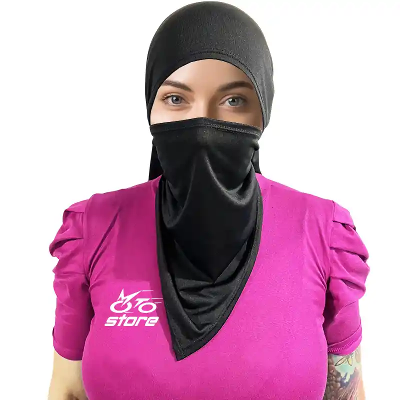 Cuello Cubre Cabello Niqab Hiyab Multiuso Extra Largo Mujer
